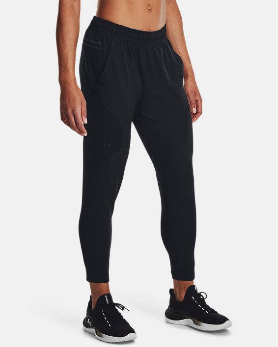 Women's UA Unstoppable Hybrid Pants in Black image number 0